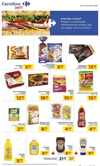 Folheto Carrefour Bairro - 06.04.2021 - 11.04.2021.