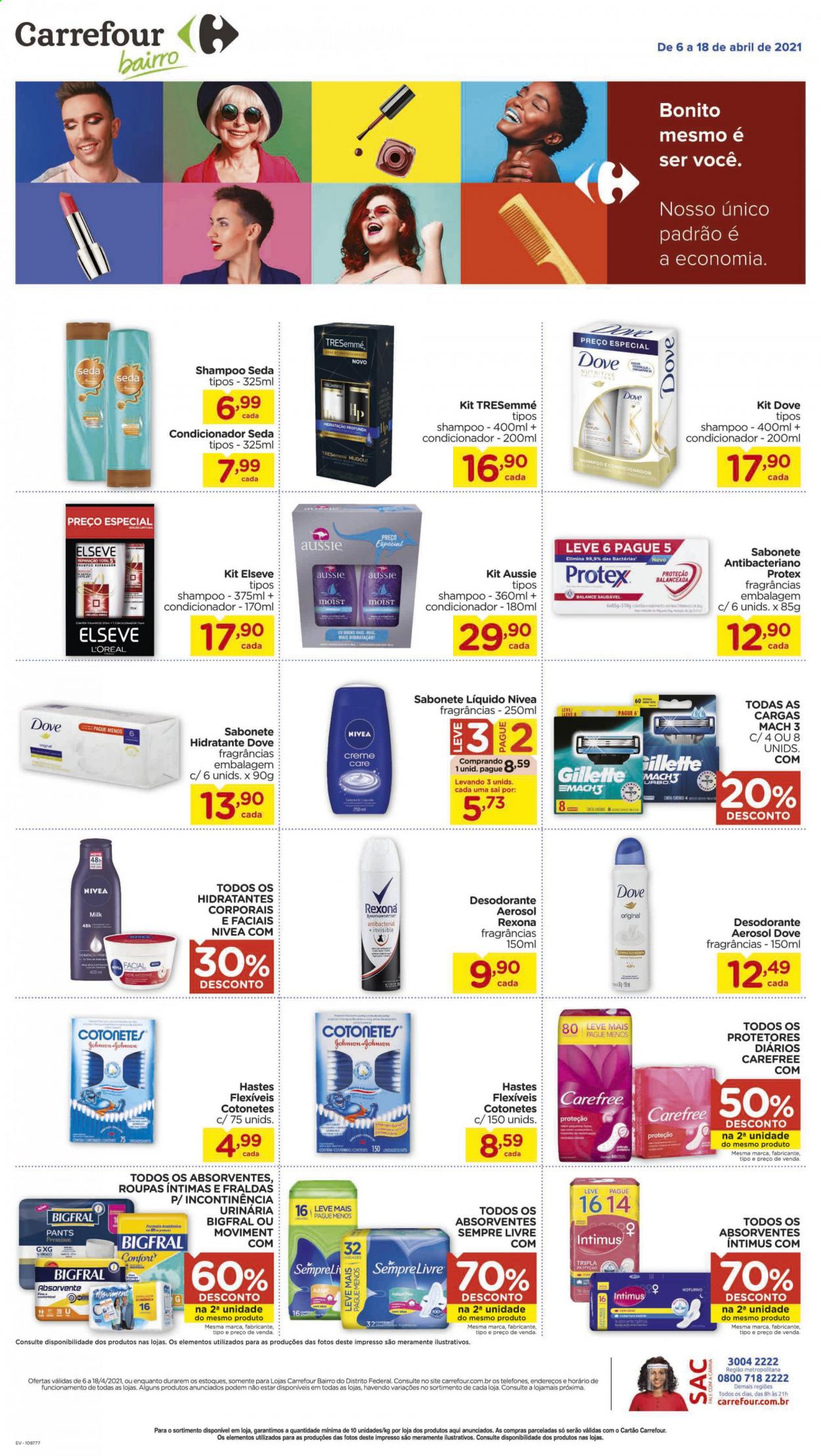 Folheto Carrefour Bairro - 06/04/2021 - 18/04/2021. Página 1