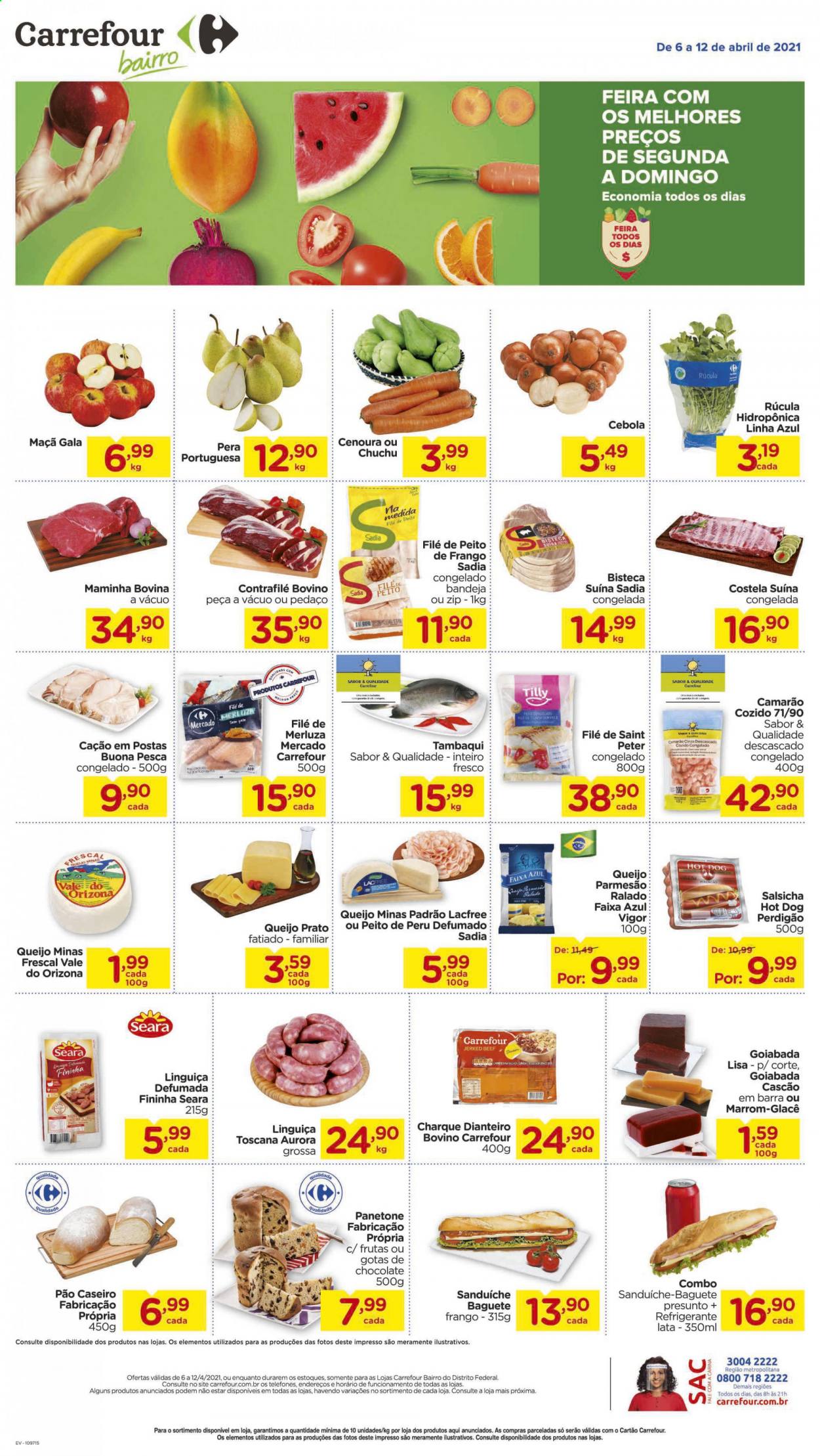Folheto Carrefour Bairro - 06/04/2021 - 12/04/2021. Página 1
