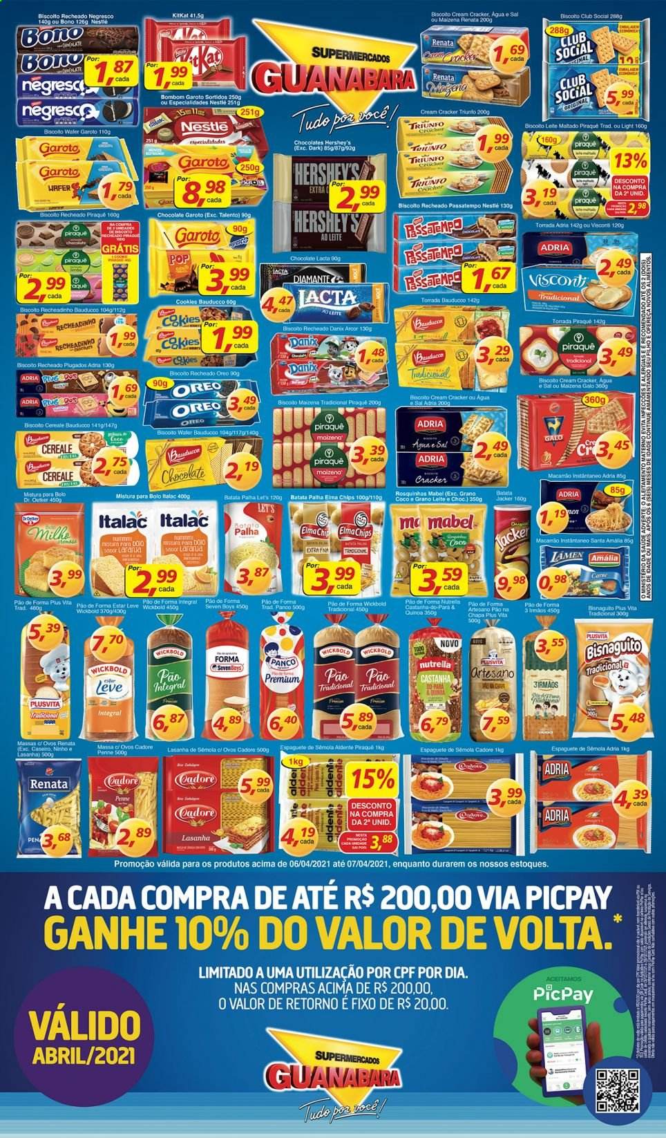 Folheto Supermercados Guanabara - 06/04/2021 - 07/04/2021. Página 4