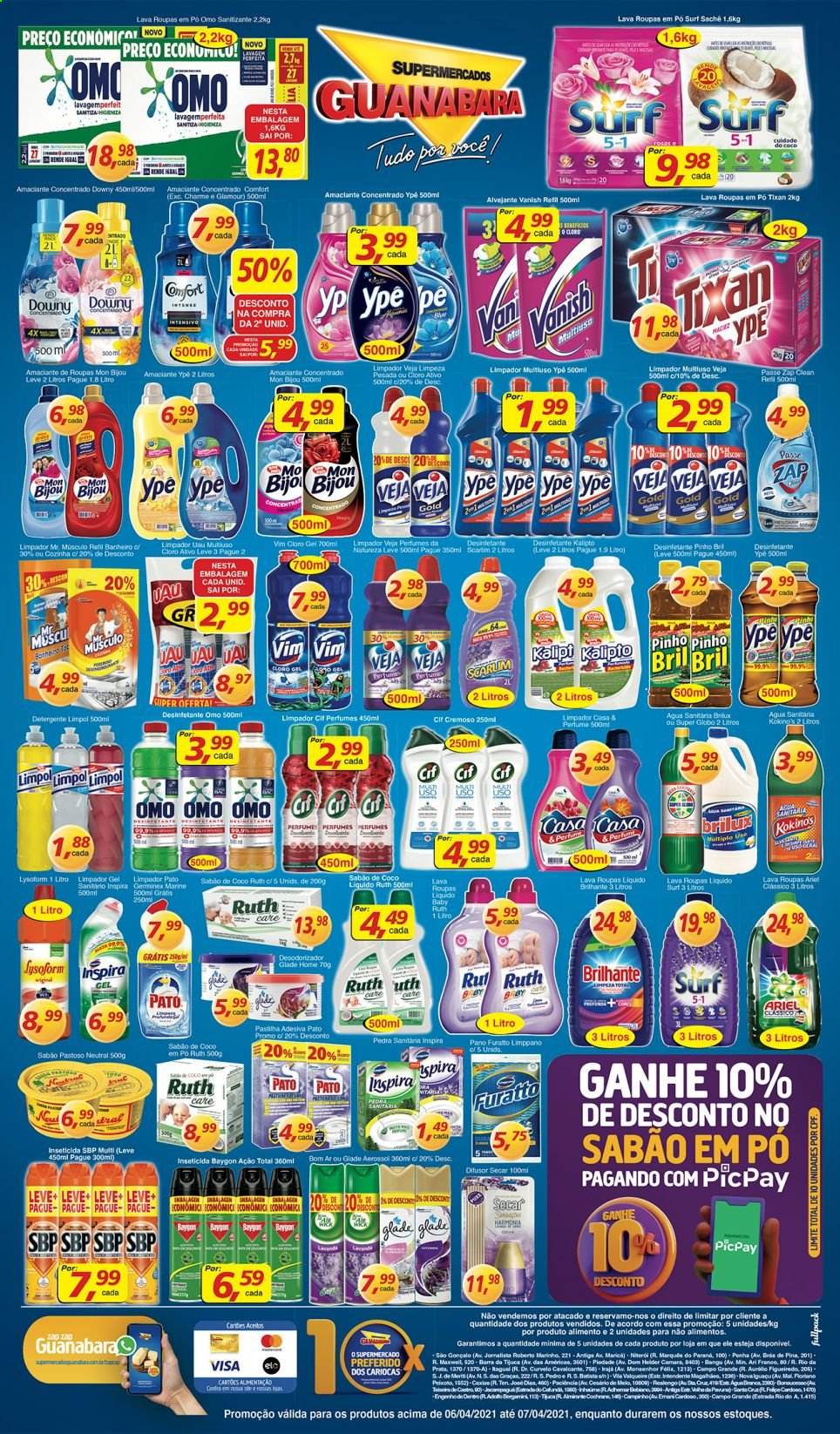 Folheto Supermercados Guanabara - 06/04/2021 - 07/04/2021. Página 11