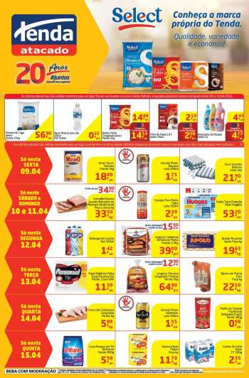 Folheto Tenda Atacado - 09.04.2021 - 15.04.2021.