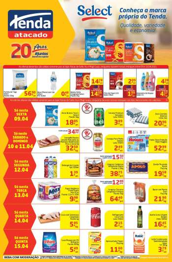 Folheto Tenda Atacado - 09.04.2021 - 15.04.2021.