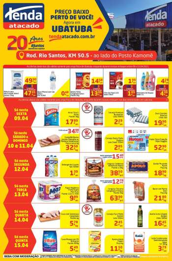 Folheto Tenda Atacado - 09.04.2021 - 15.04.2021.