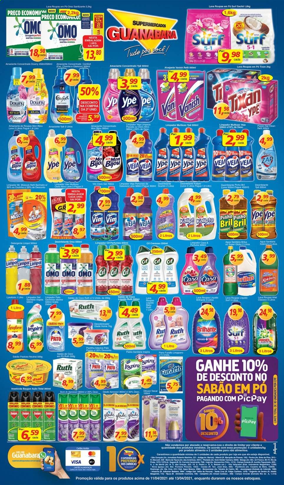 Folheto Supermercados Guanabara - 11/04/2021 - 13/04/2021. Página 11