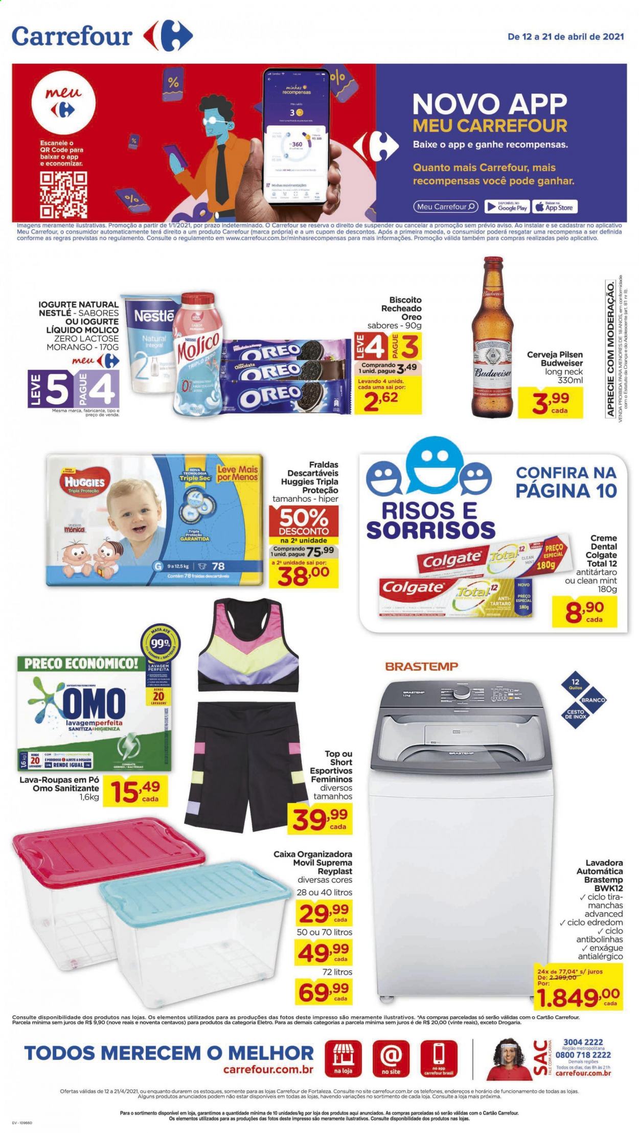 Folheto Carrefour Hiper - 12/04/2021 - 21/04/2021. Página 1