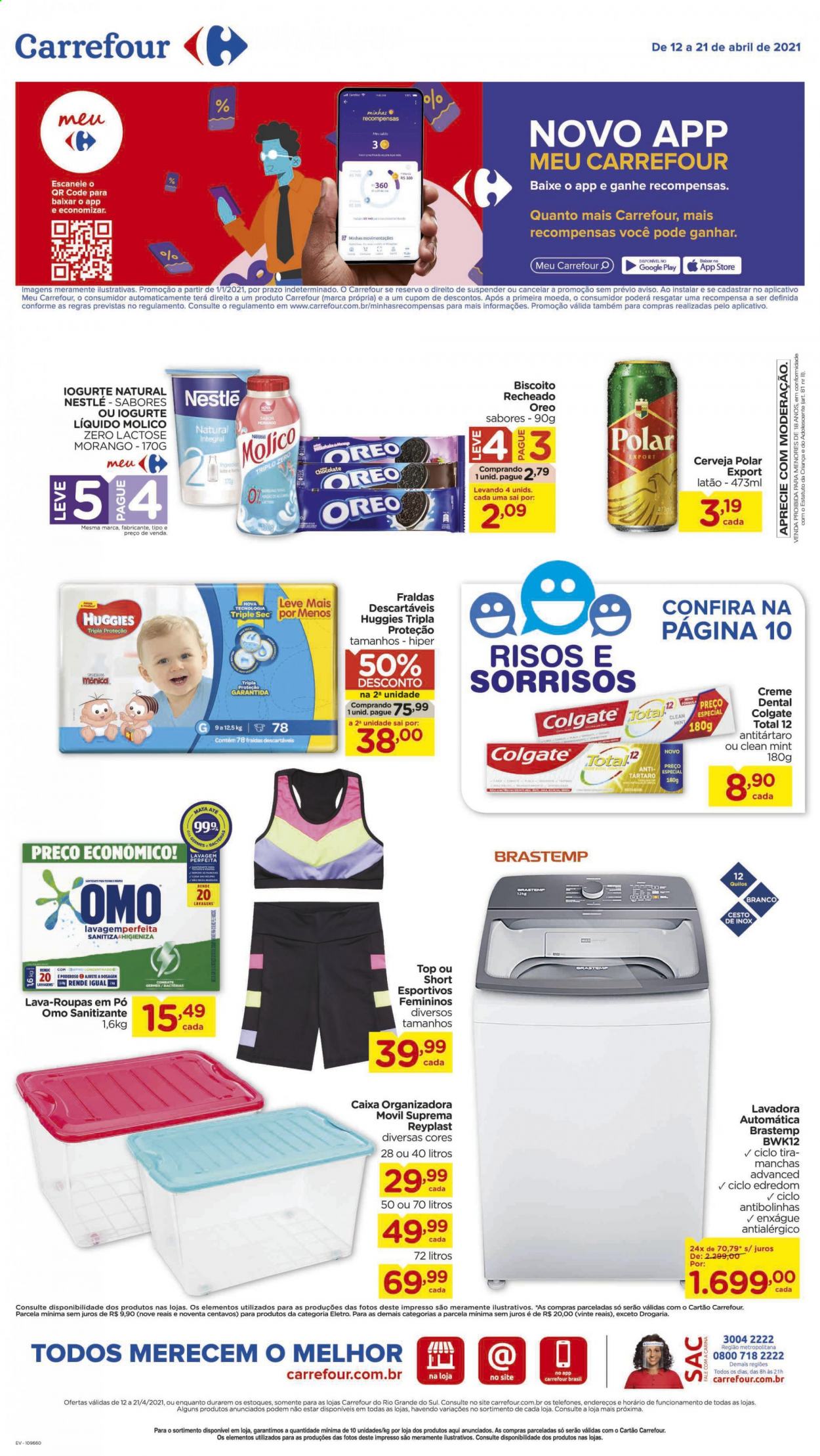 Folheto Carrefour Hiper - 12/04/2021 - 21/04/2021. Página 1