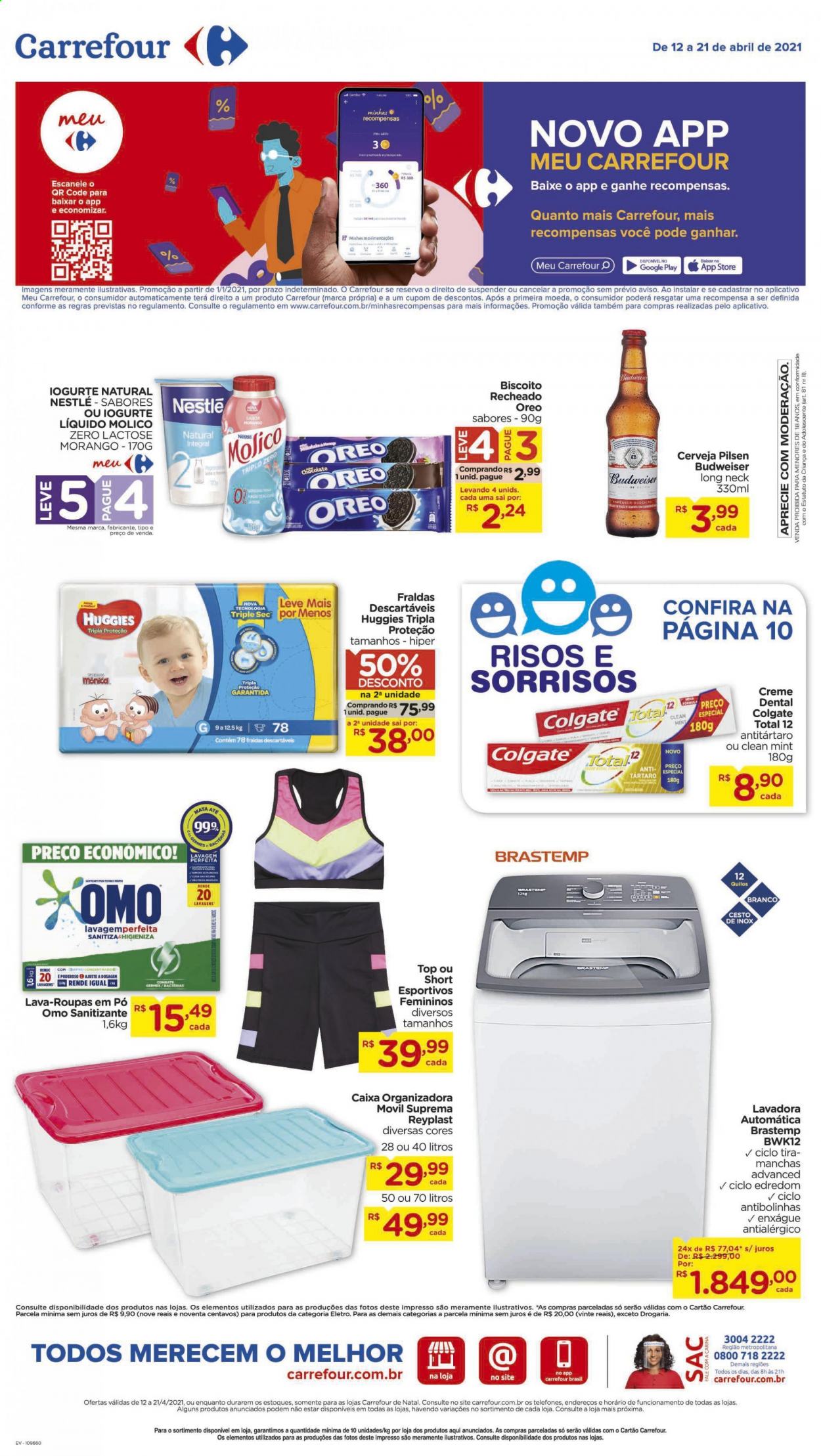Folheto Carrefour Hiper - 12/04/2021 - 21/04/2021. Página 1
