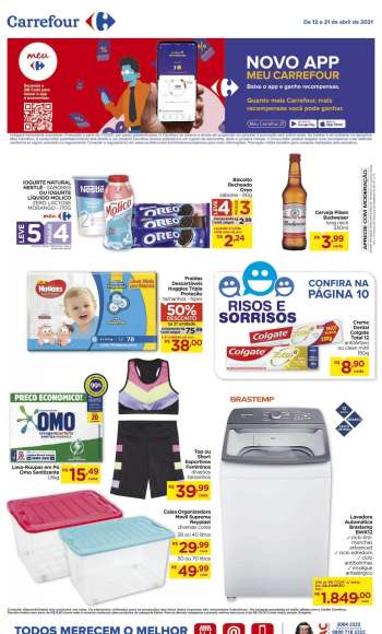 Folheto Carrefour Hiper - 12.04.2021 - 21.04.2021.