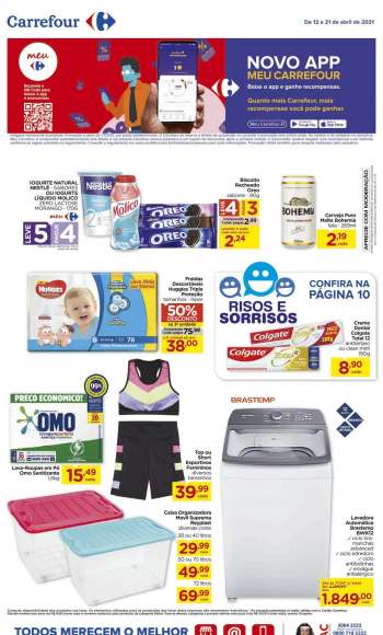 Folheto Carrefour Hiper - 12.04.2021 - 21.04.2021.