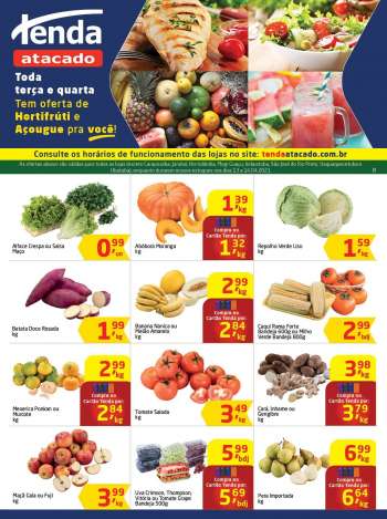 Folheto Tenda Atacado - 13.04.2021 - 14.04.2021.