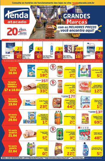 Folheto Tenda Atacado - 16.04.2021 - 22.04.2021.