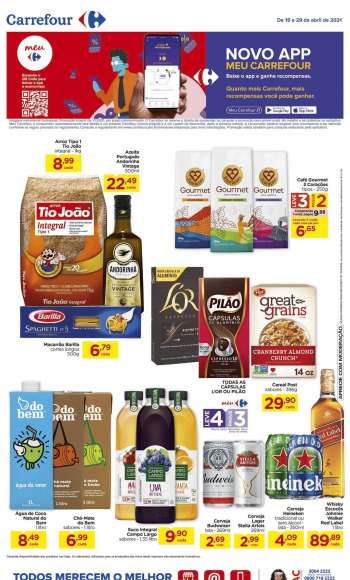Folheto Carrefour Hiper - 15.04.2021 - 29.04.2021.