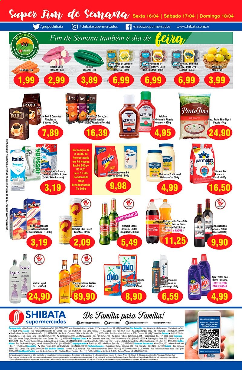 Folheto Shibata Supermercados - 16/04/2021 - 18/04/2021. Página 2