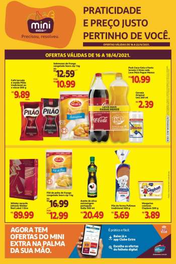 Folheto Mini Extra - 16.04.2021 - 22.04.2021.
