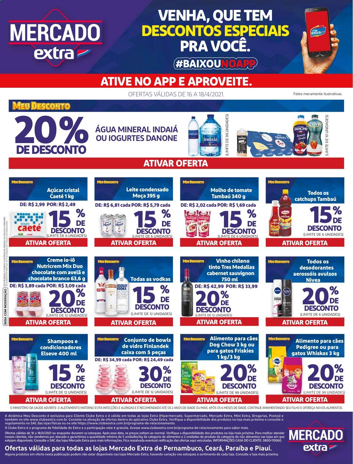 Folheto Mercado Extra - 16/04/2021 - 18/04/2021. Página 1