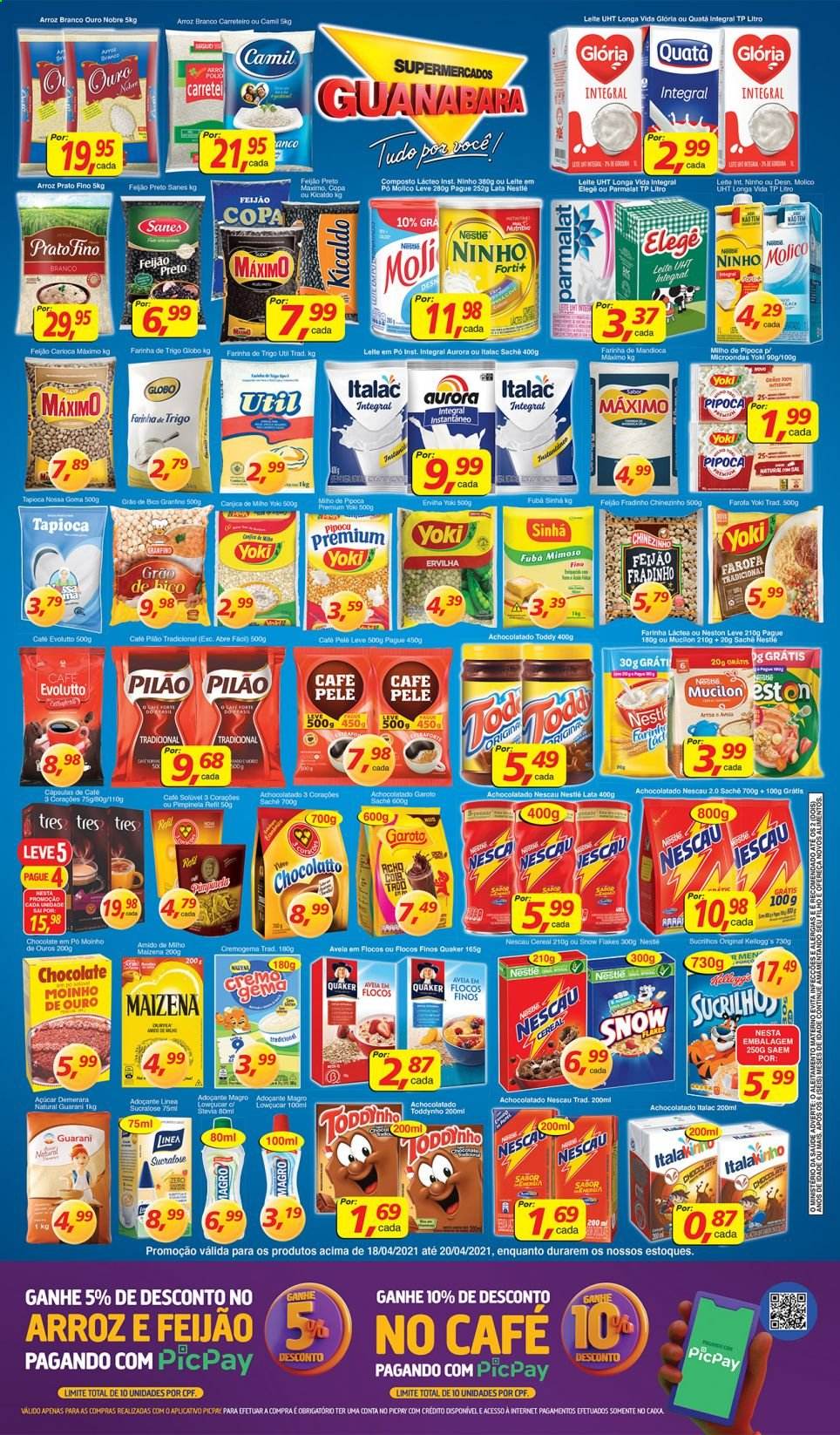 Folheto Supermercados Guanabara - 18/04/2021 - 20/04/2021. Página 2