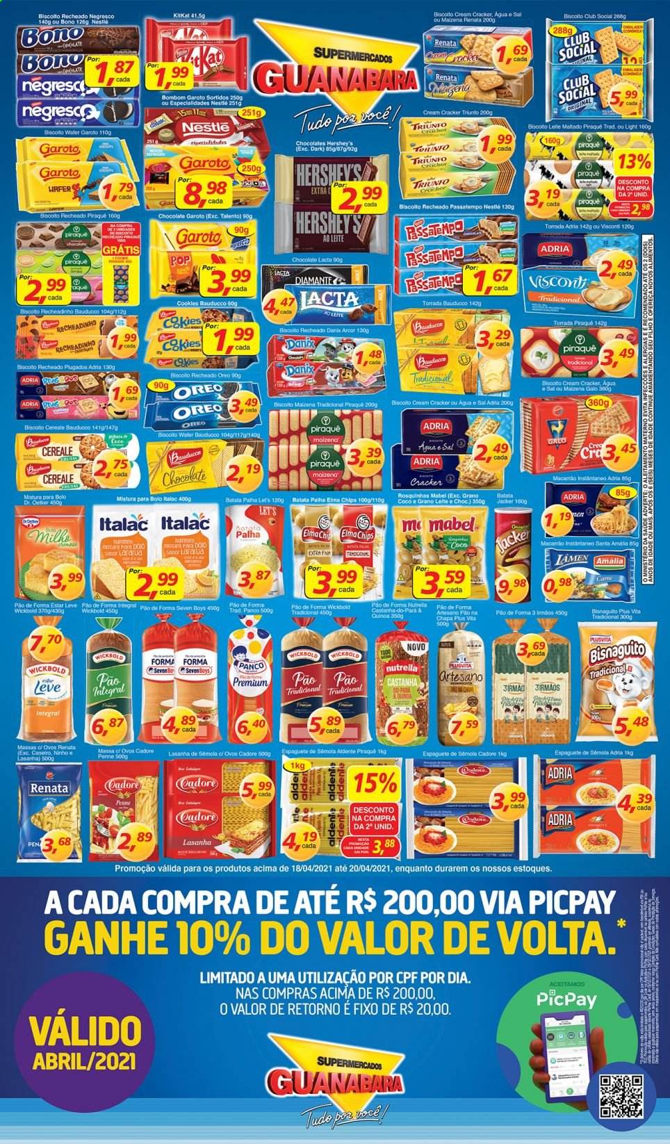 Folheto Supermercados Guanabara - 18/04/2021 - 20/04/2021. Página 4