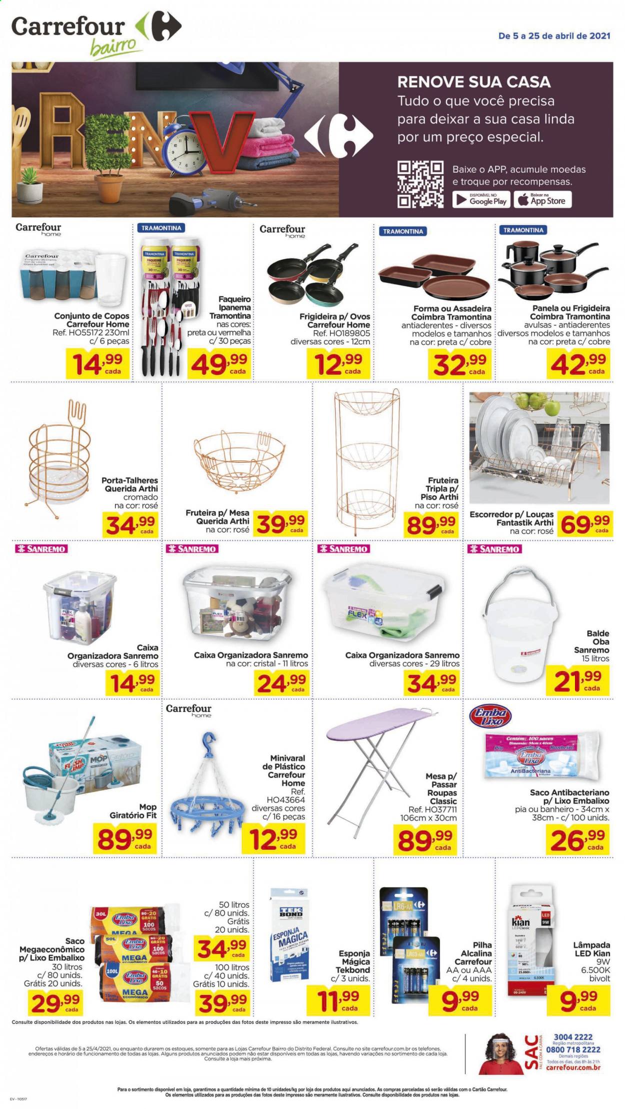 Folheto Carrefour Bairro - 05/04/2021 - 25/04/2021. Página 1
