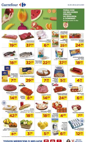 Folheto Carrefour Hiper - 20.04.2021 - 26.04.2021.