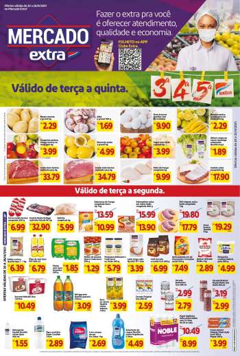 Folheto Mercado Extra - 20.04.2021 - 26.04.2021.