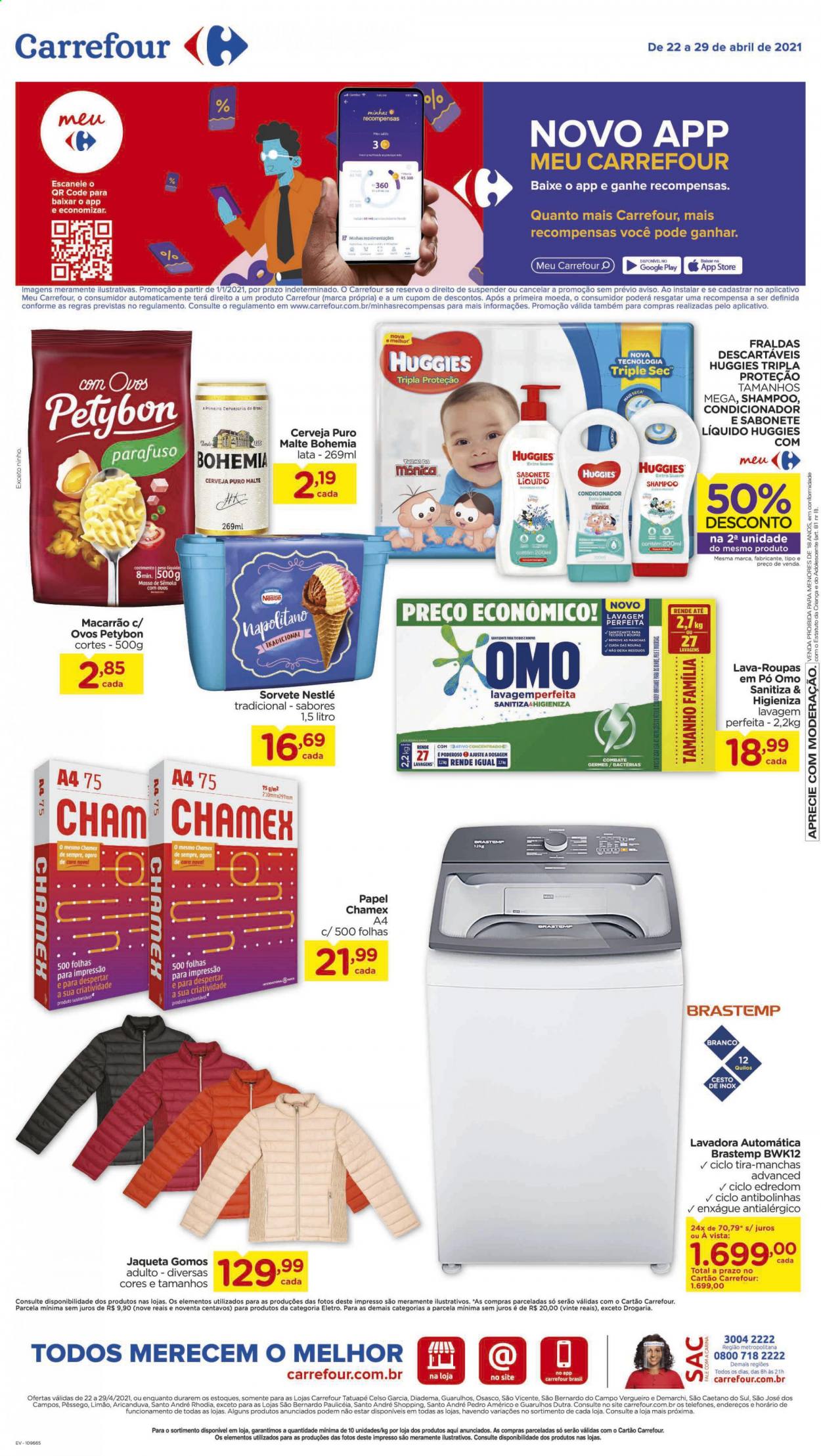 Folheto Carrefour Hiper - 22/04/2021 - 29/04/2021. Página 1