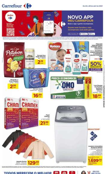 Folheto Carrefour Hiper - 22.04.2021 - 29.04.2021.