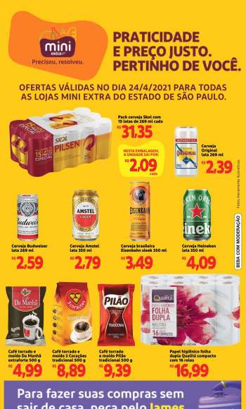 Folheto Mini Extra - 24.04.2021 - 24.04.2021.