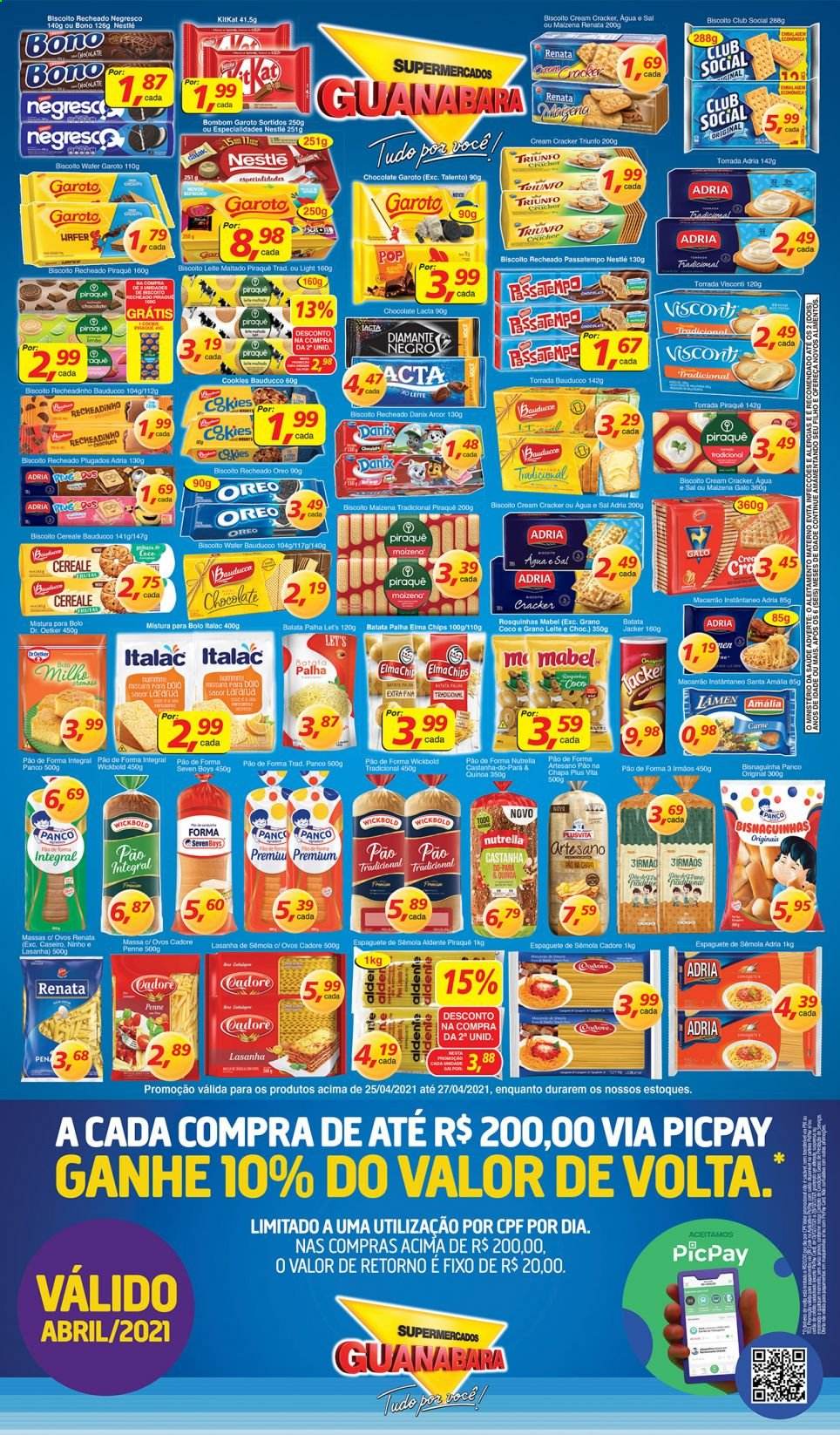 Folheto Supermercados Guanabara - 25/04/2021 - 27/04/2021. Página 4