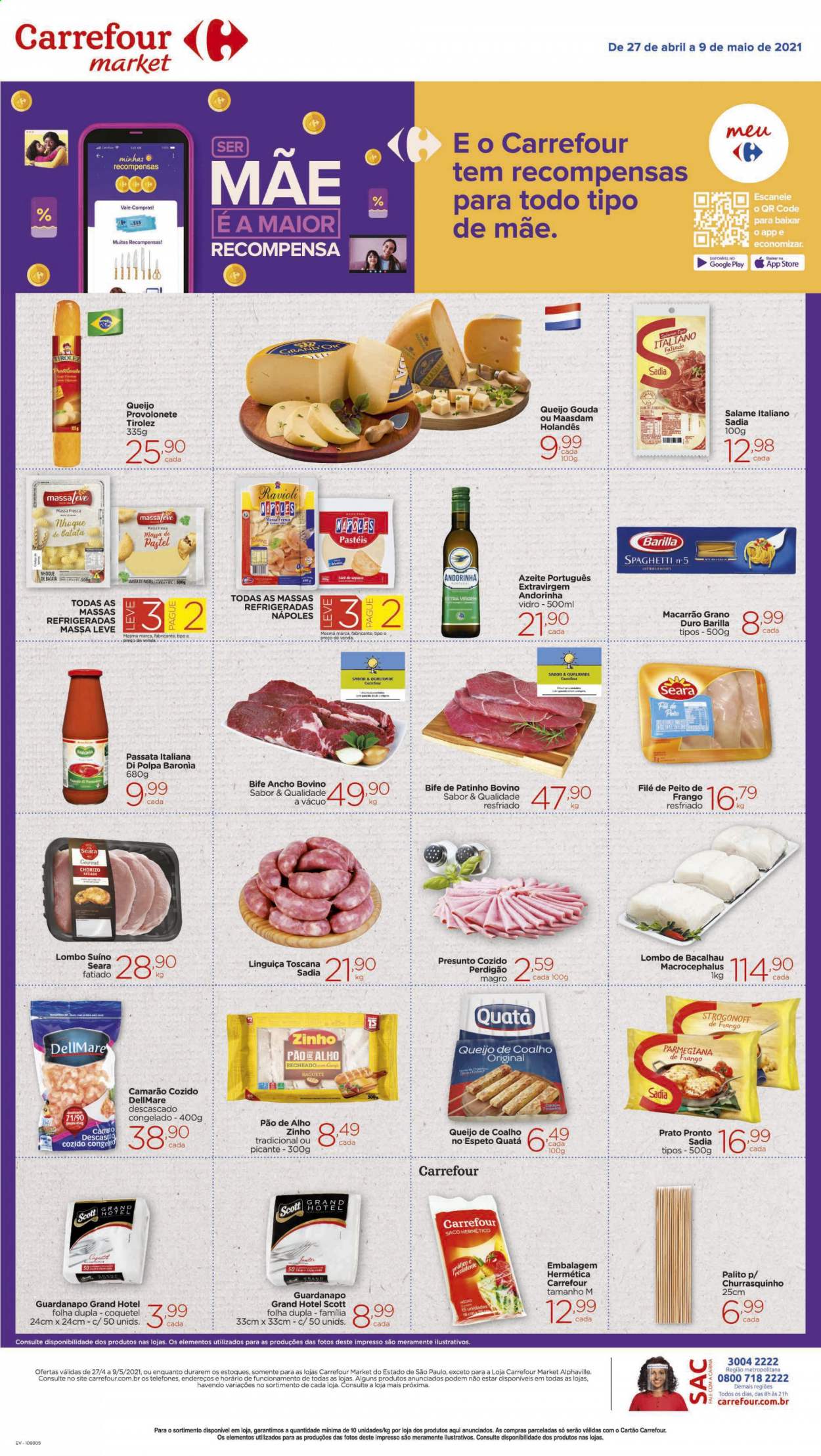 Folheto Carrefour Market - 27/04/2021 - 09/05/2021. Página 1