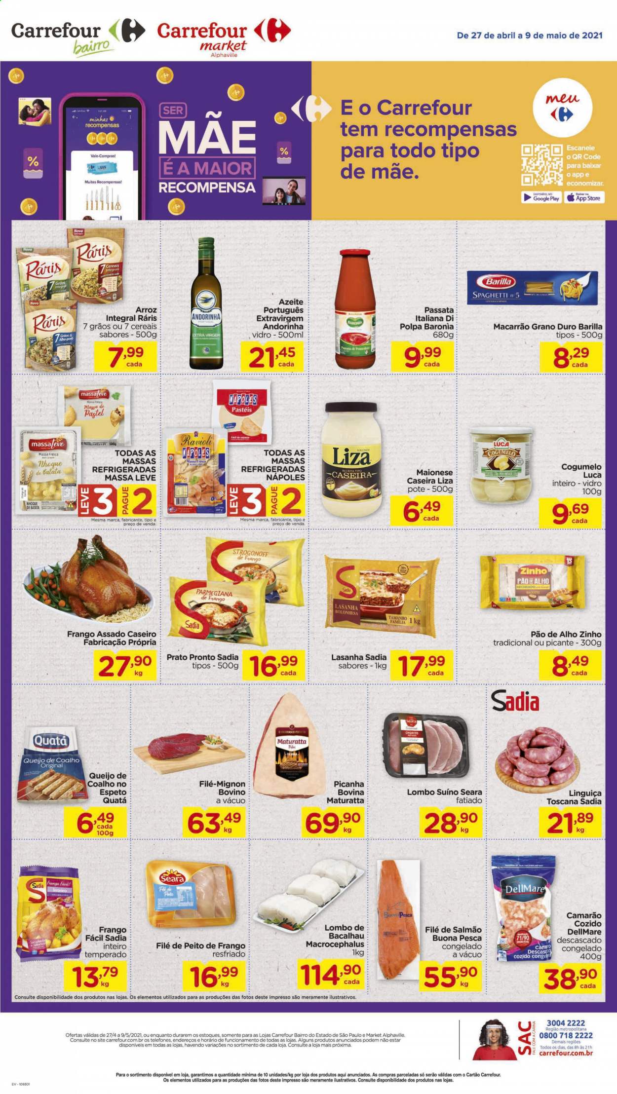 Folheto Carrefour - 27/04/2021 - 09/05/2021. Página 1