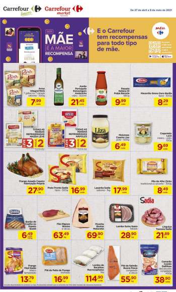 Folheto Carrefour - 27.04.2021 - 09.05.2021.