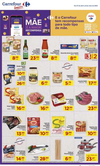 Folheto Carrefour Bairro - 27.04.2021 - 09.05.2021.