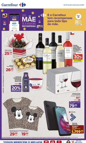 Folheto Carrefour Hiper - 27.04.2021 - 09.05.2021.