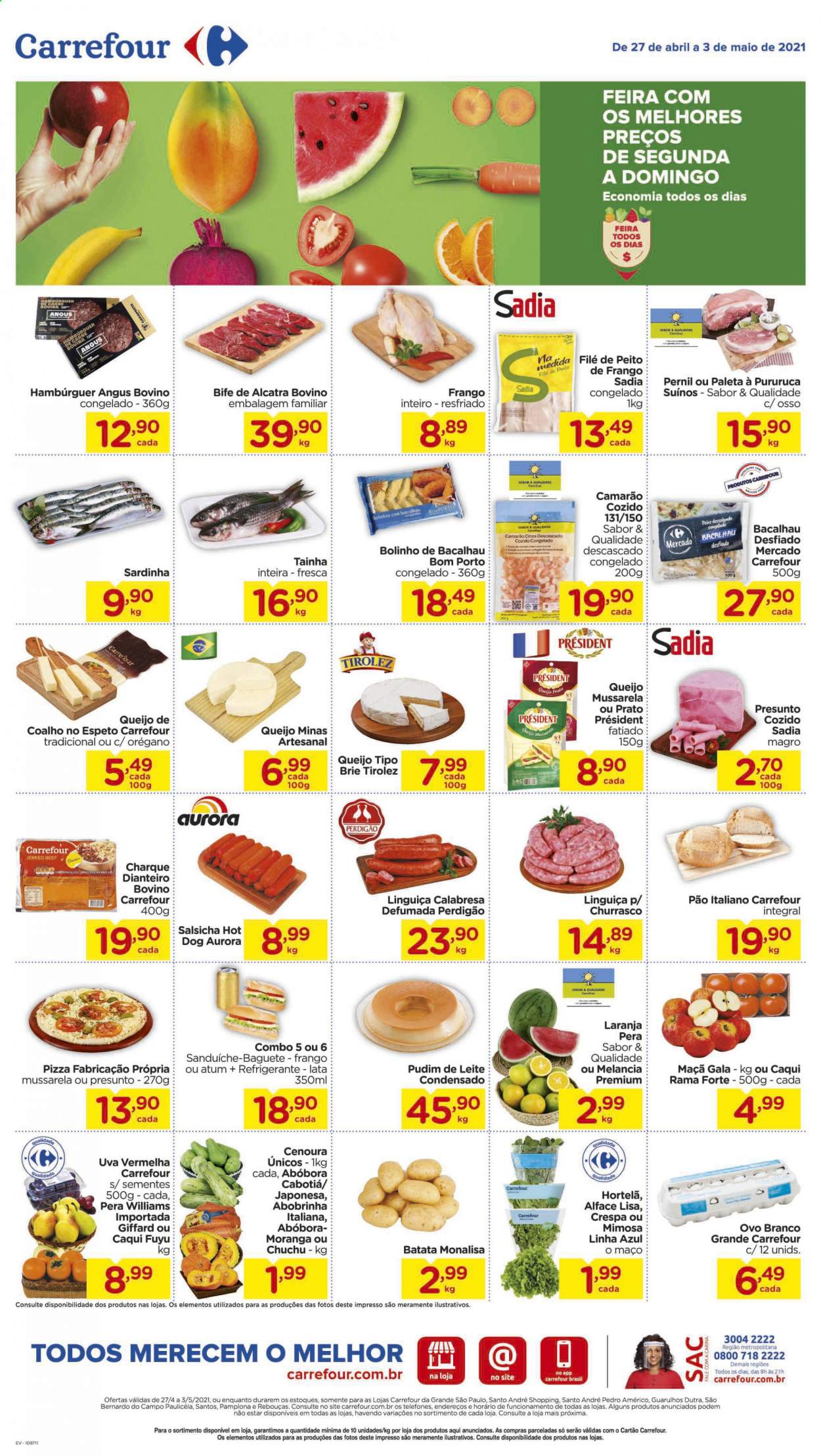 Folheto Carrefour Hiper - 27/04/2021 - 03/05/2021. Página 1