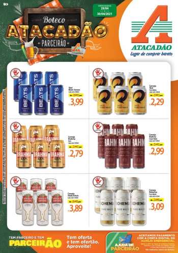 Folheto Atacadão - 28.04.2021 - 30.04.2021.