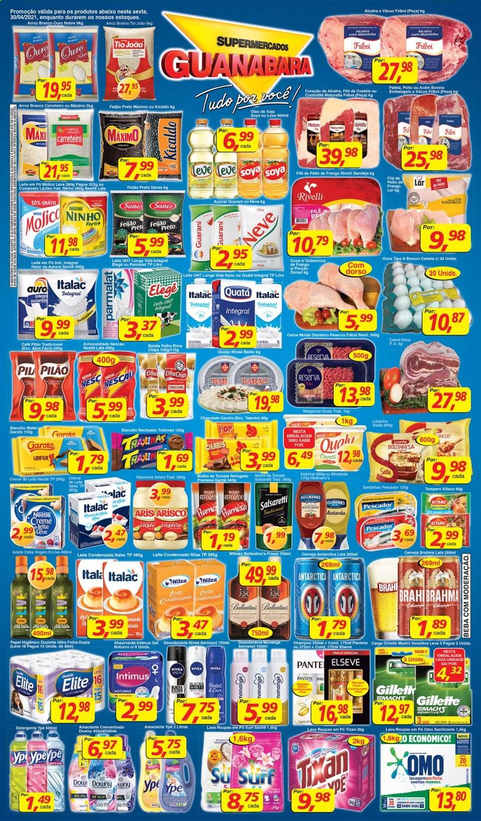 Folheto Supermercados Guanabara - 30/04/2021 - 30/04/2021. Página 1