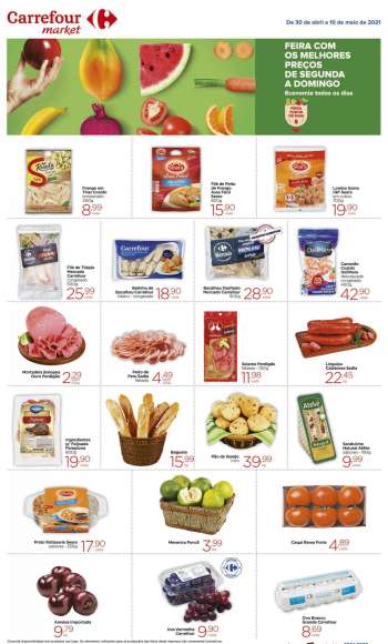 Folheto Carrefour Market - 30.04.2021 - 10.05.2021.