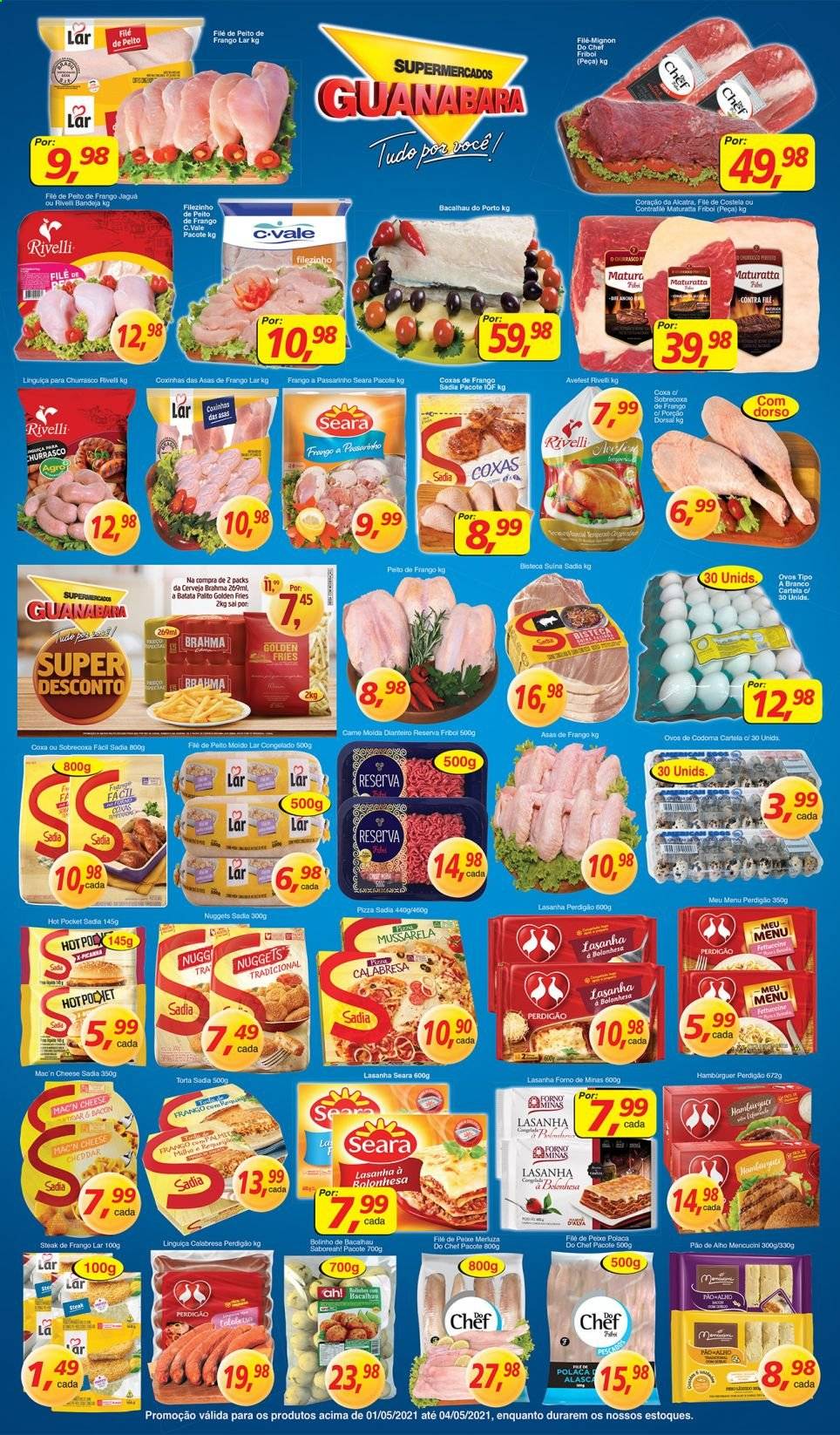 Folheto Supermercados Guanabara - 01/05/2021 - 04/05/2021. Página 5