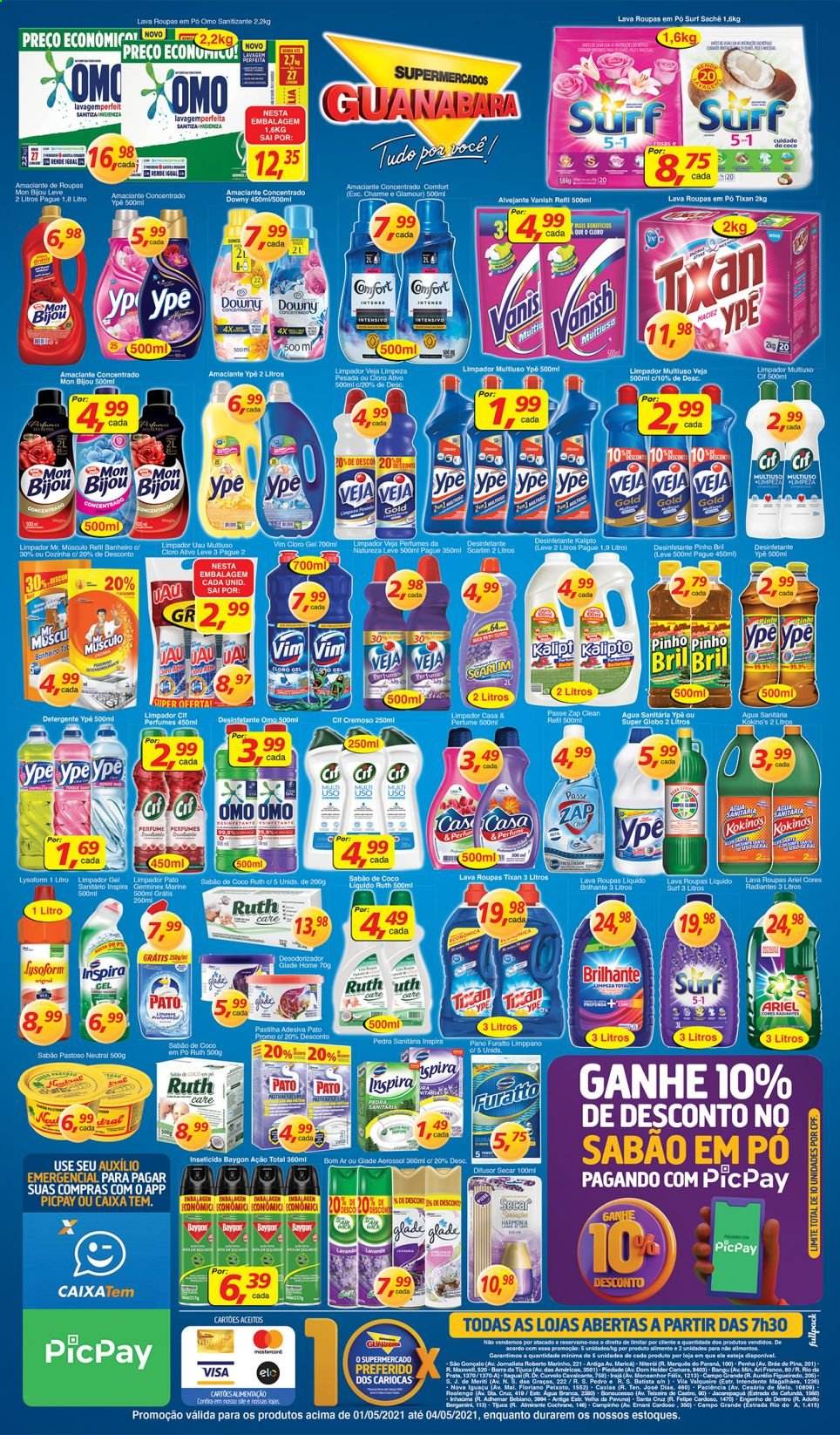 Folheto Supermercados Guanabara - 01/05/2021 - 04/05/2021. Página 11
