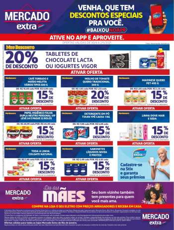 Folheto Mercado Extra - 30.04.2021 - 02.05.2021.