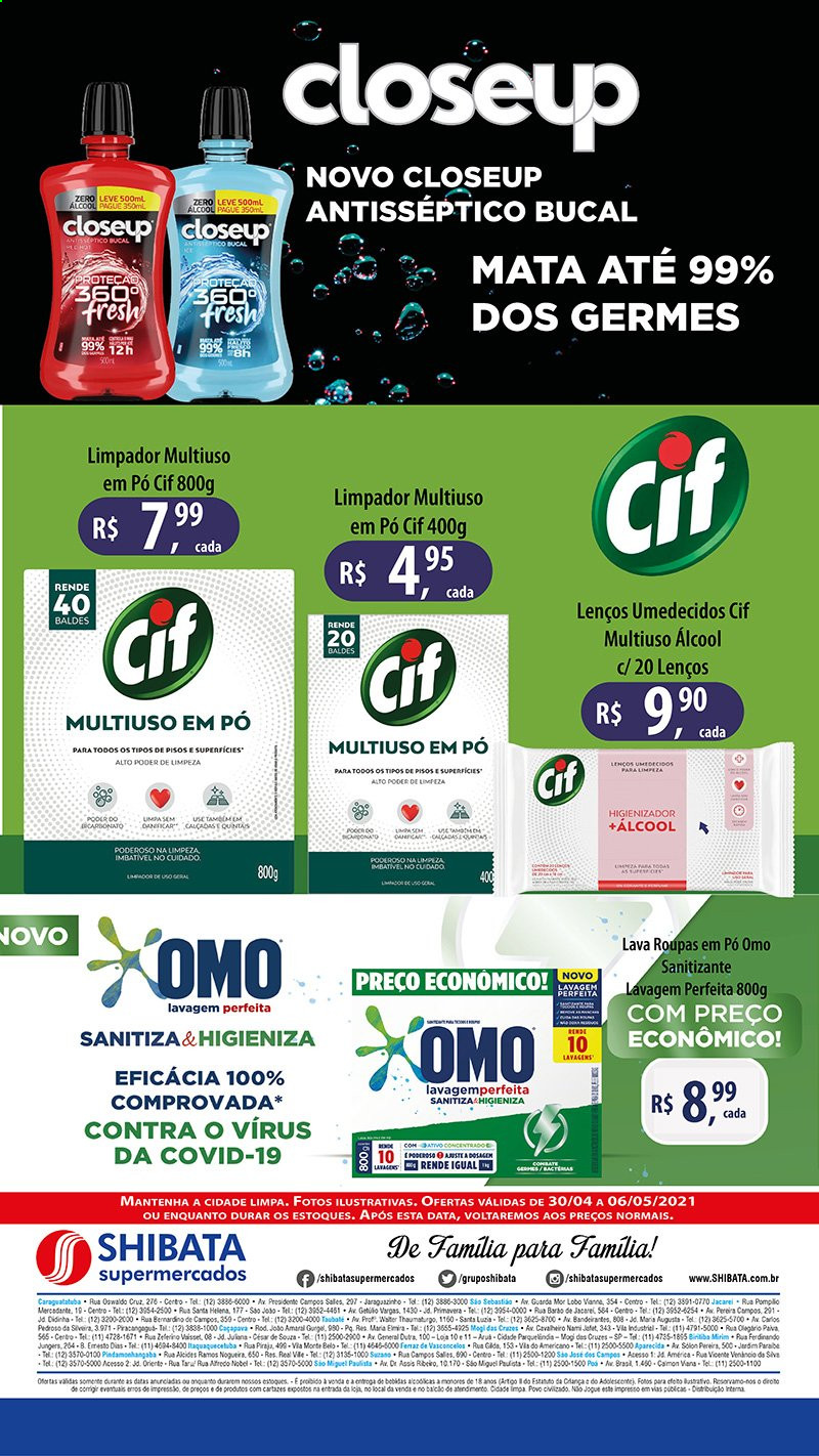 Folheto Shibata Supermercados - 30/04/2021 - 06/05/2021. Página 2