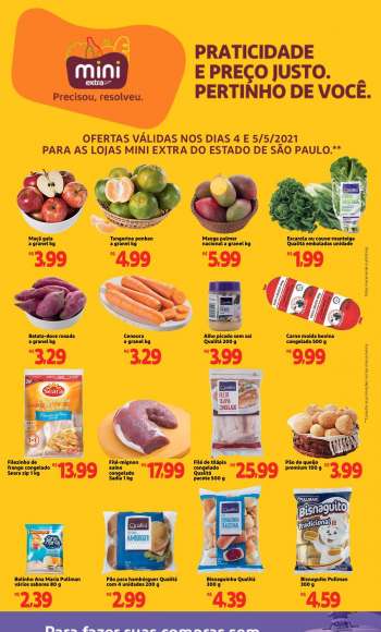 Folheto Mini Extra - 04.05.2021 - 05.05.2021.