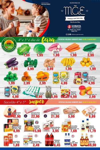 Folheto Shibata Supermercados - 05.05.2021 - 11.05.2021.