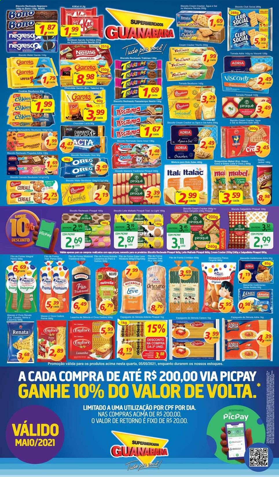 Folheto Supermercados Guanabara - 05/05/2021 - 05/05/2021. Página 4
