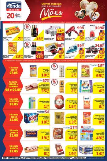 Folheto Tenda Atacado - 07.05.2021 - 13.05.2021.