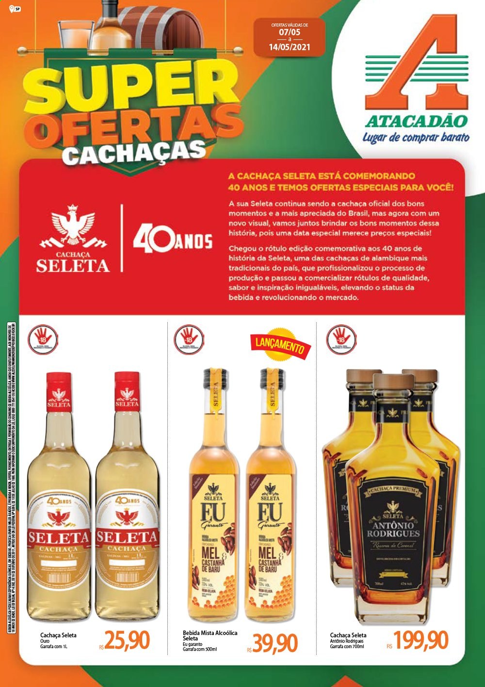 Folheto Atacadão - 07/05/2021 - 14/05/2021. Página 1