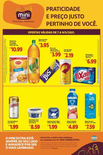 Folheto Mini Extra - 07.05.2021 - 09.05.2021.