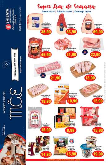 Folheto Shibata Supermercados - 07.05.2021 - 09.05.2021.