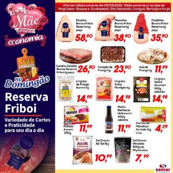 Folheto Semar Supermercados - 09.05.2021 - 09.05.2021.